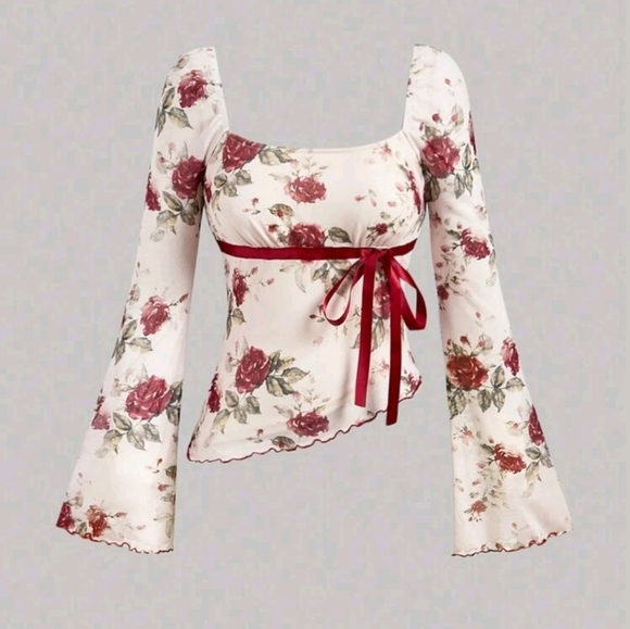 SHEIN Tops - Shein Long Sleeve Women's Top, Size Large 8/10